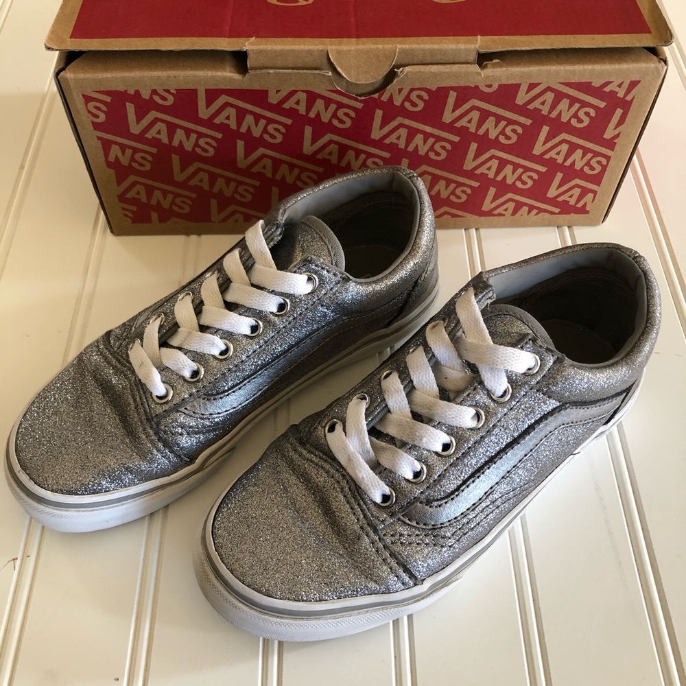 Silver vans old school metal kids 1.5